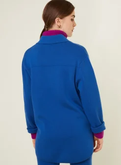 Maison Montagut Veste Boutonnee Avec Poches En Laine Merinos - Giselle><noscript><img width=