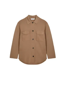 Maison Montagut Veste Boutonnee Avec Poches En Laine Merinos - Giselle><noscript><img width=