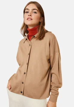 Maison Montagut Veste Boutonnee Col Polo En Laine Merinos - Gabriella><noscript><img width=