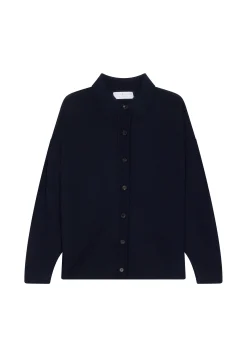Maison Montagut Veste Boutonnee Col Polo En Laine Merinos - Gabriella><noscript><img width=