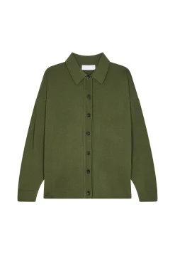 Maison Montagut Veste Boutonnee Col Polo En Laine Merinos - Gabriella><noscript><img width=