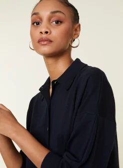 Maison Montagut Veste Boutonnee Col Polo En Laine Merinos - Gabriella><noscript><img width=