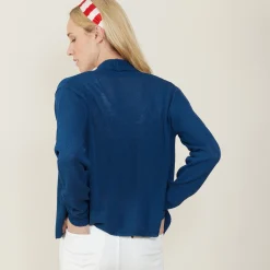 Maison Montagut Veste Courte En Col Chale - Maddy><noscript><img width=