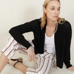 Maison Montagut Veste Courte En Col Chale - Maddy><noscript><img width=