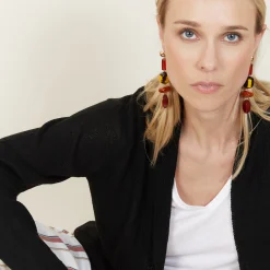 Maison Montagut Veste Courte En Col Chale - Maddy><noscript><img width=