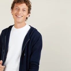 Maison Montagut Veste Zippee A Capuche En Cachemire - Bradley><noscript><img width=