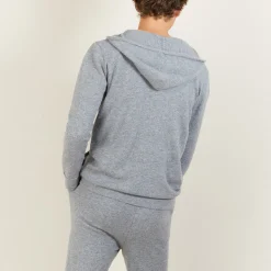 Maison Montagut Veste Zippee A Capuche En Cachemire - Bradley><noscript><img width=