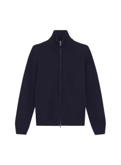 Maison Montagut Veste Zippee A Poches En Cachemire 4 Fils - Balthazar><noscript><img width=