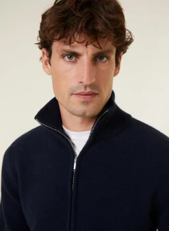 Maison Montagut Veste Zippee A Poches En Cachemire 4 Fils - Balthazar><noscript><img width=