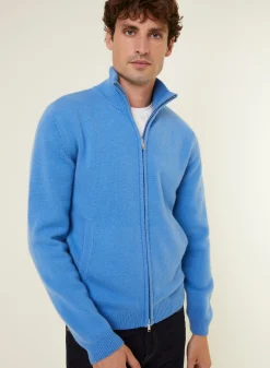 Maison Montagut Veste Zippee A Poches En Cachemire 4 Fils - Balthazar><noscript><img width=