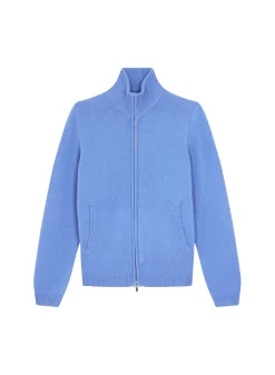 Maison Montagut Veste Zippee A Poches En Cachemire 4 Fils - Balthazar><noscript><img width=