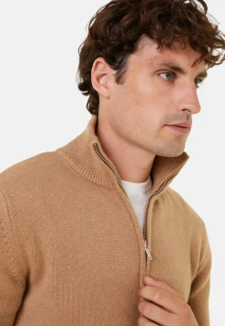 Maison Montagut Veste Zippee A Poches En Cachemire 4 Fils - Balthazar><noscript><img width=