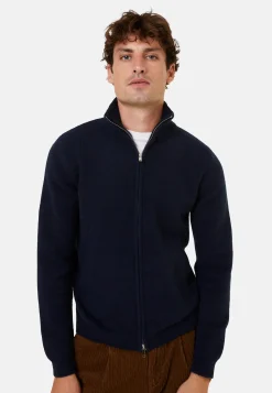 Maison Montagut Veste Zippee A Poches En Cachemire 4 Fils - Balthazar><noscript><img width=