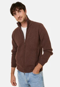 Maison Montagut Veste Zippee A Poches En Cachemire 4 Fils - Balthazar><noscript><img width=