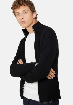 Maison Montagut Veste Zippee A Poches En Cachemire 4 Fils - Balthazar><noscript><img width=