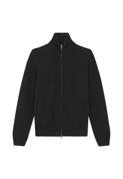 Maison Montagut Veste Zippee A Poches En Cachemire 4 Fils - Balthazar><noscript><img width=