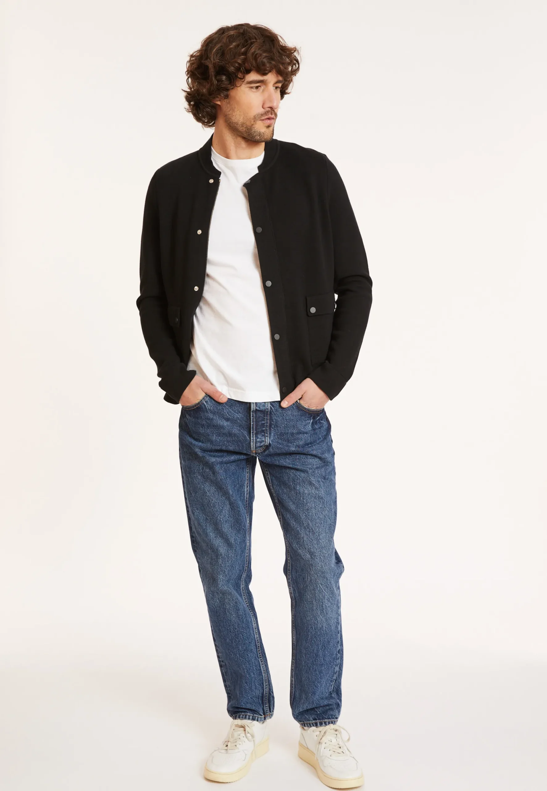 Maison Montagut Veste Zippee A Poches En Coton Bio - Dalil>Homme Vestes Et Gilets