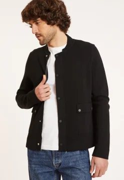 Maison Montagut Veste Zippee A Poches En Coton Bio - Dalil><noscript><img width=