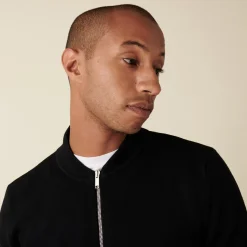 Maison Montagut Veste Zippee A Poches En Laine Merinos - Archibald><noscript><img width=