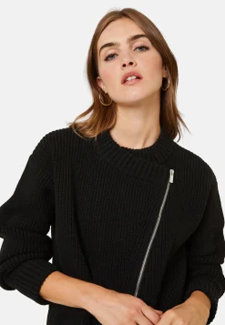 Maison Montagut Veste Zippee Col Rond En Laine Et Cachemire - Gwenn><noscript><img width=