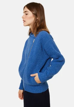 Maison Montagut Veste Zippee Col Rond En Laine Et Cachemire - Gwenn><noscript><img width=