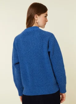 Maison Montagut Veste Zippee Col Rond En Laine Et Cachemire - Gwenn><noscript><img width=