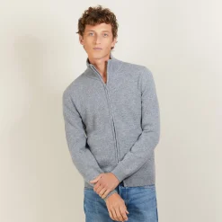 Maison Montagut Veste Zippee En Cachemire 4 Fils - Balthazar><noscript><img width=