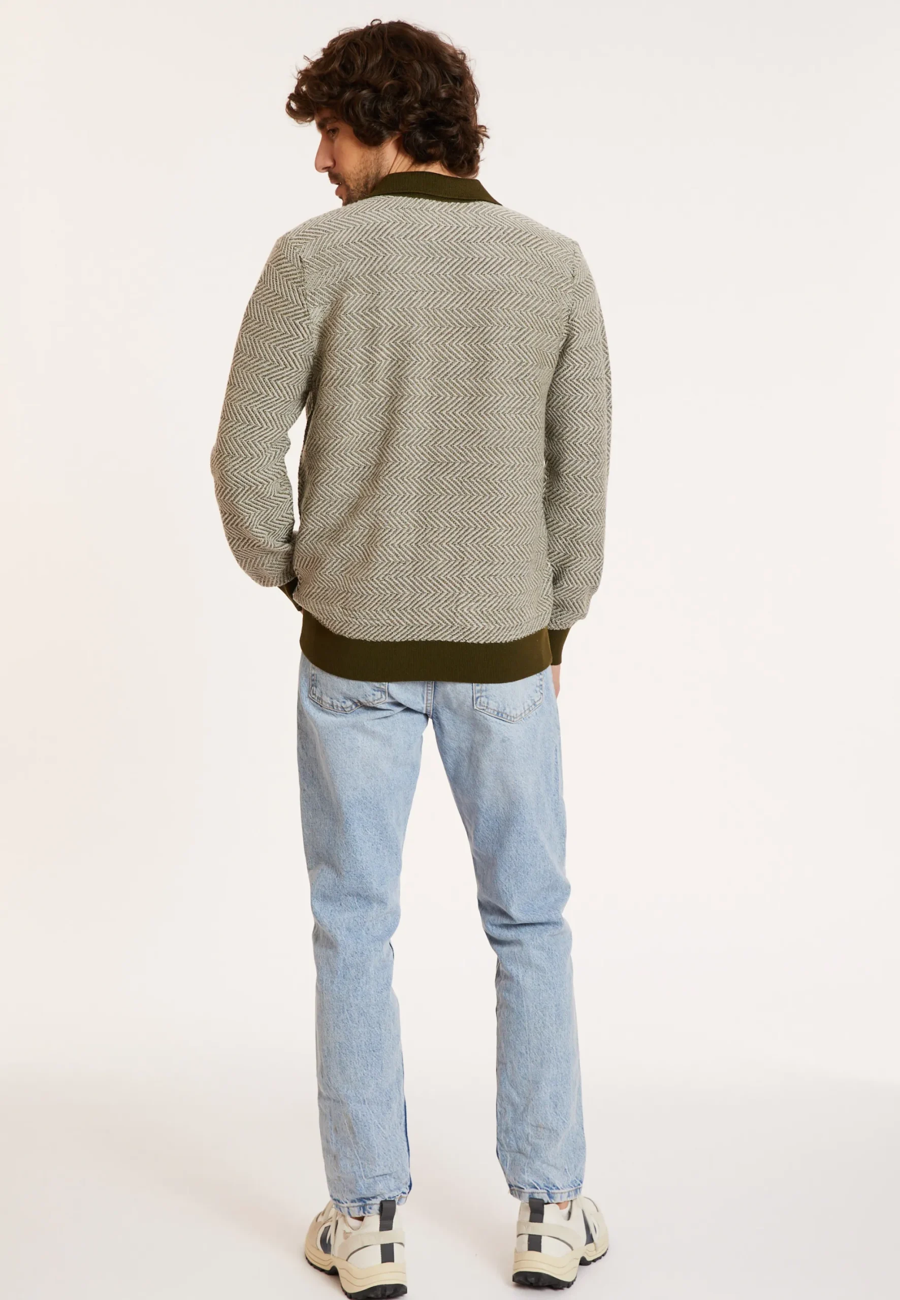 Maison Montagut Veste Zippee En Laine Merinos - Dinesh>Homme Vestes Et Gilets